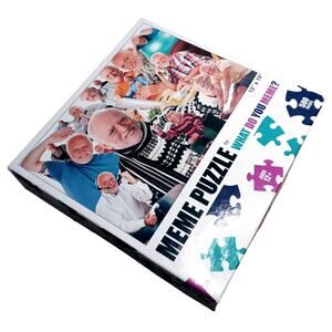 What Do You Meme Old Man Grin Hide the Pain Harold Jigsaw Puzzle 500 Piece 13x19